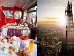 The Shard and Vintage Afternoon Tea Bus Tour For Two