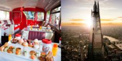The Shard and Vintage Afternoon Tea Bus Tour For Two